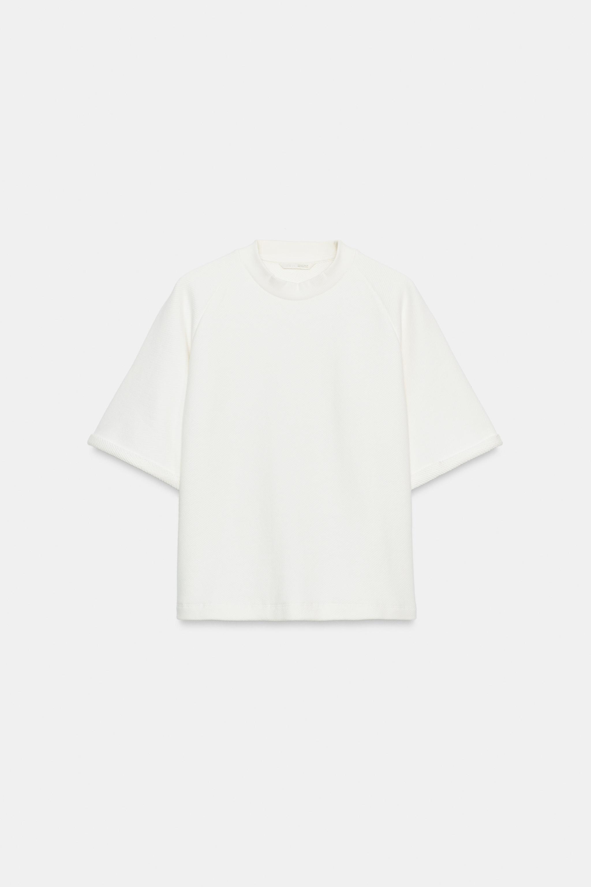 SHORT SLEEVE SWEATSHIRT